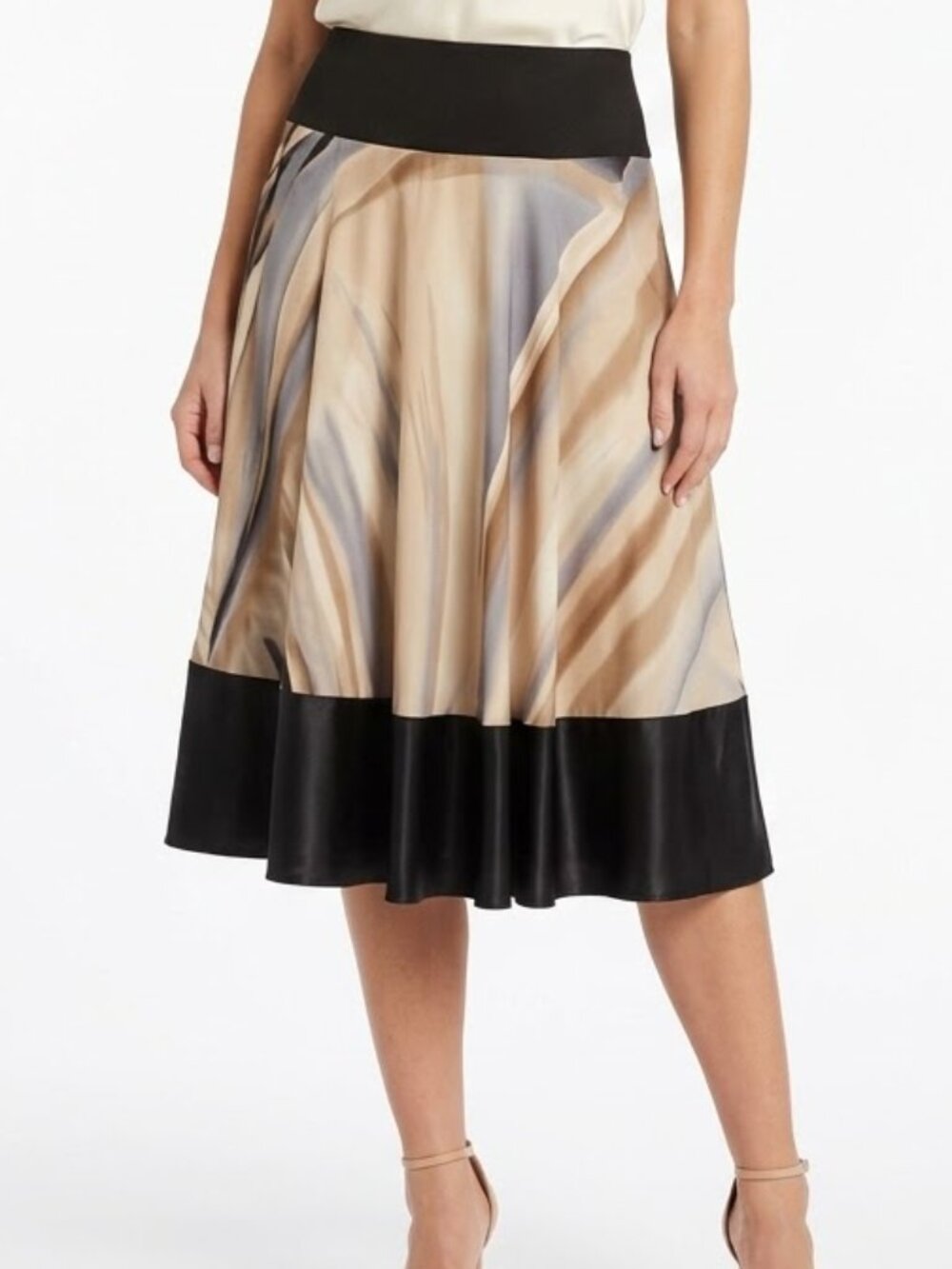 Grace Hill Blue Swirl Full/Gathered Skirt NEW- Sz. 6